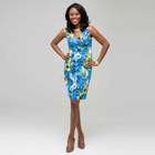 Floral V-Neck Dress Tiered, , small