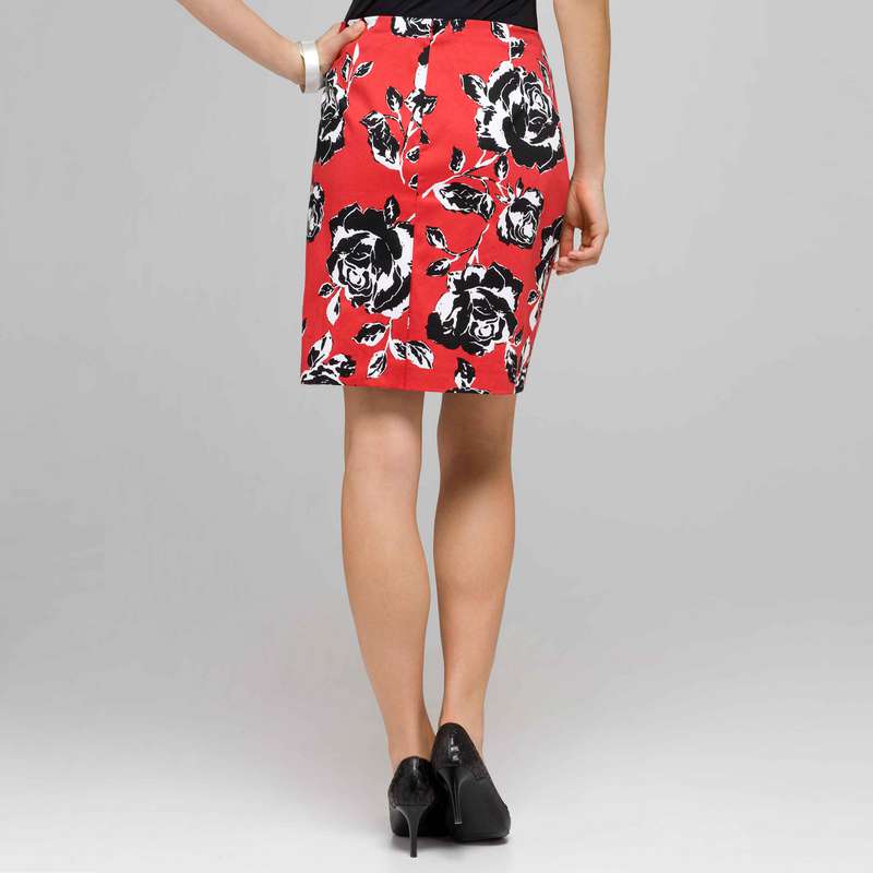Rose Floral Skirt, , large