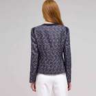 Textured Zip Front Jacket, , small