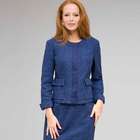 Satin Trim Jacket, , small