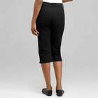 Classic Denim Straight Leg Capri, , small