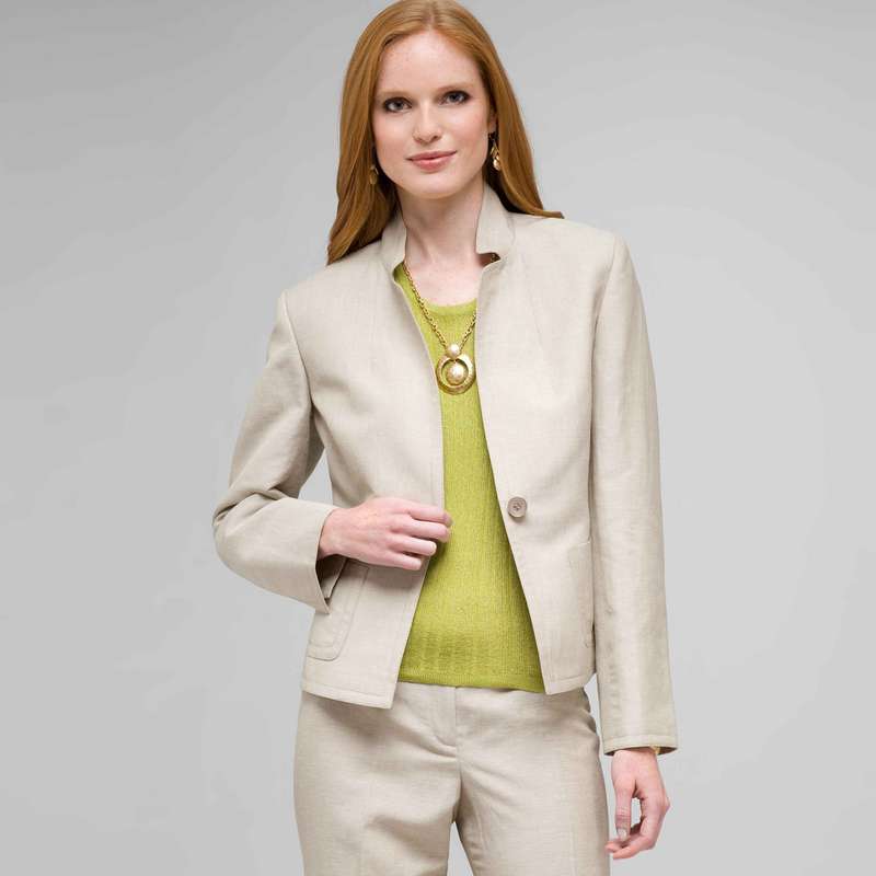 Washable Linen 2 Pocket Jacket